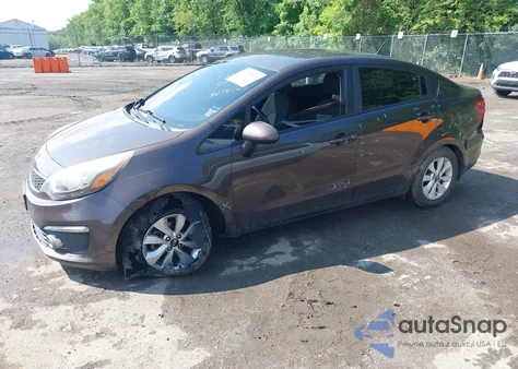 2016 Kia Rio Ex from USA, damaged, VIN KNADN4A37G6633974